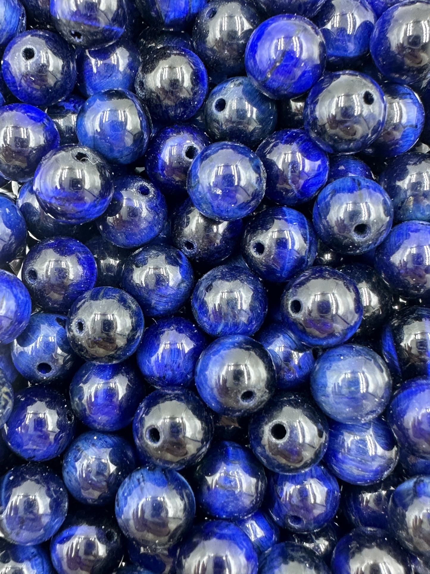 27.Lapis Lazuli Blue Tiger Eyes