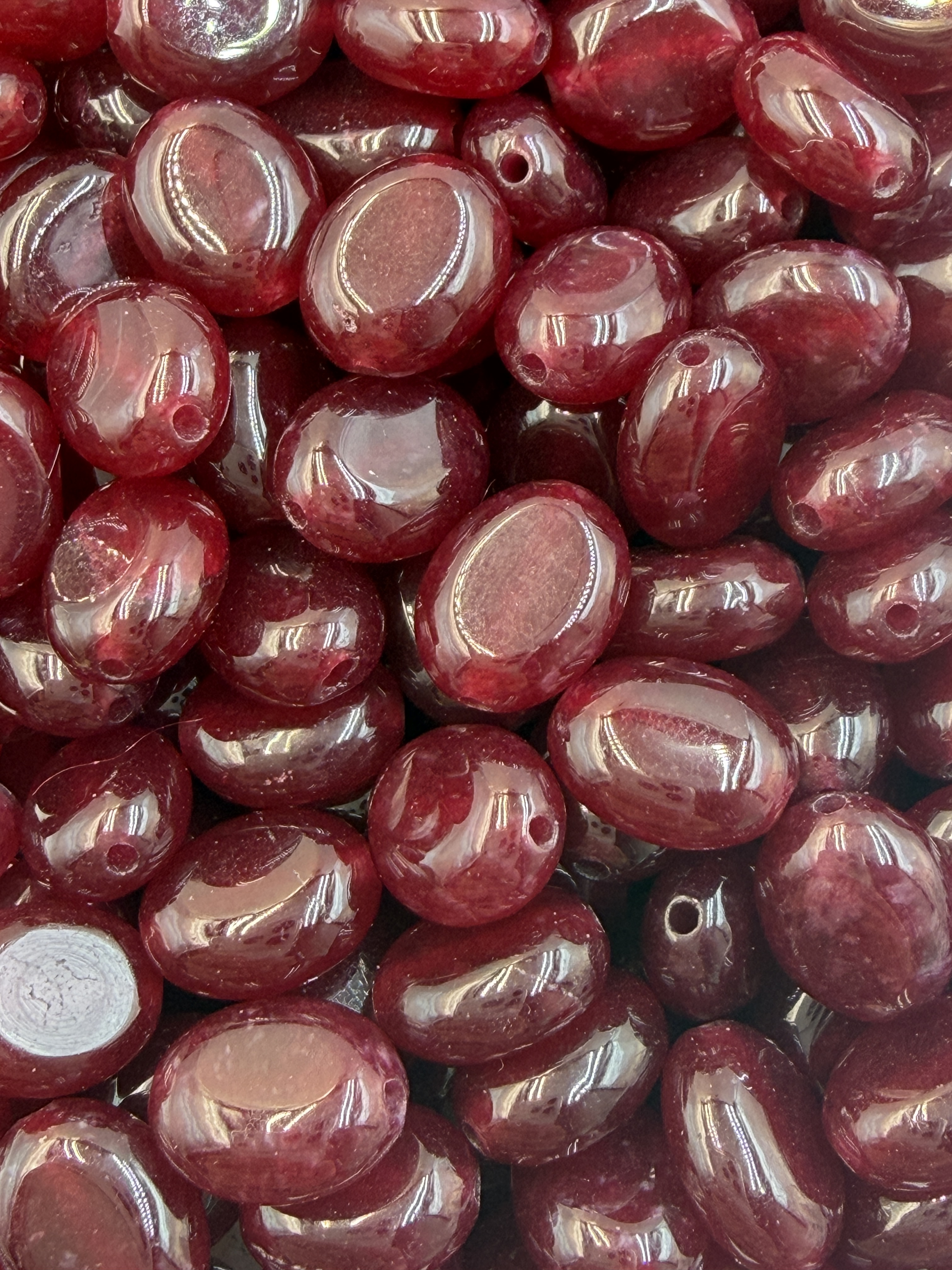 82.Ruby Jade Oval Shape