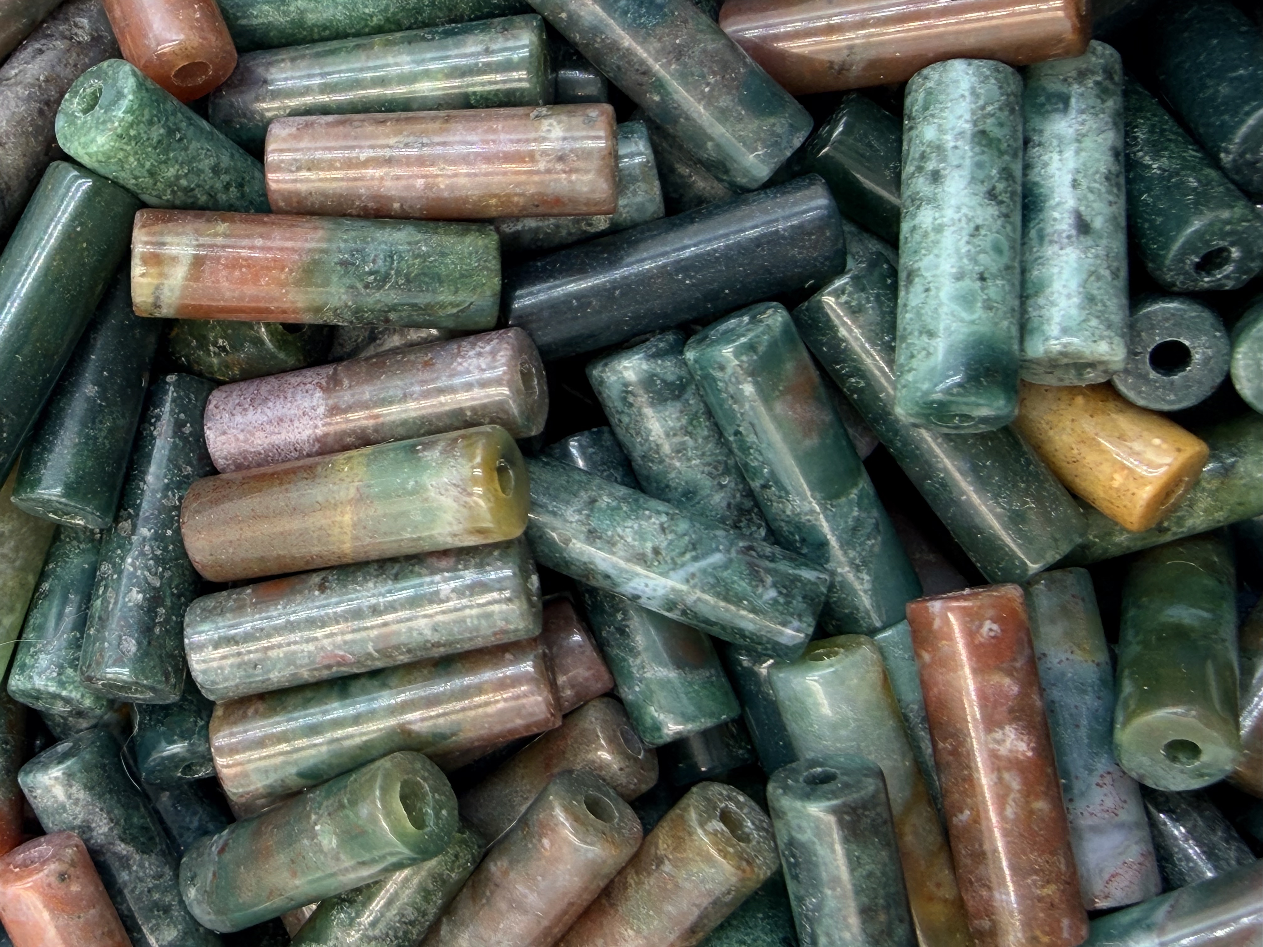 88.Indian Agate Tube Shape