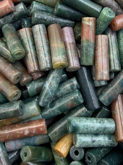 88.Indian Agate Tube Shape