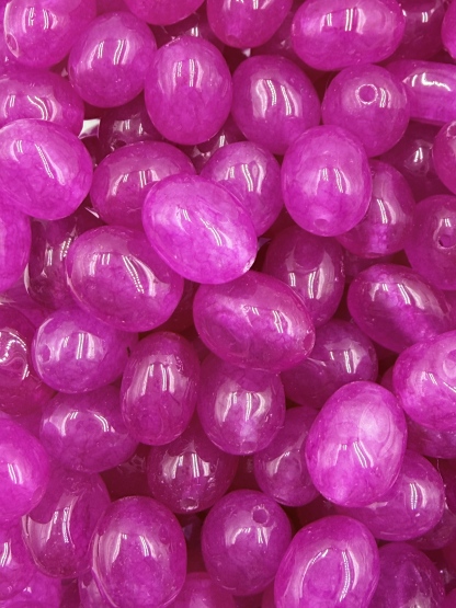 93.Strawberry Gumdrop Jade Nugget Shape