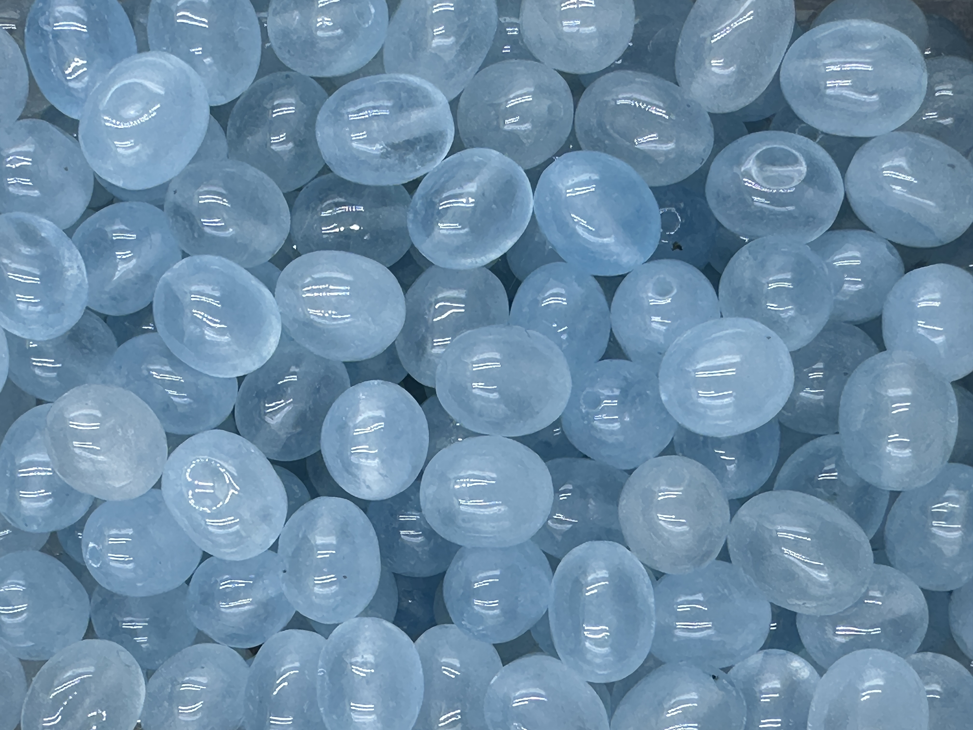 165.Lake Blue Jade Nugget Shape 
