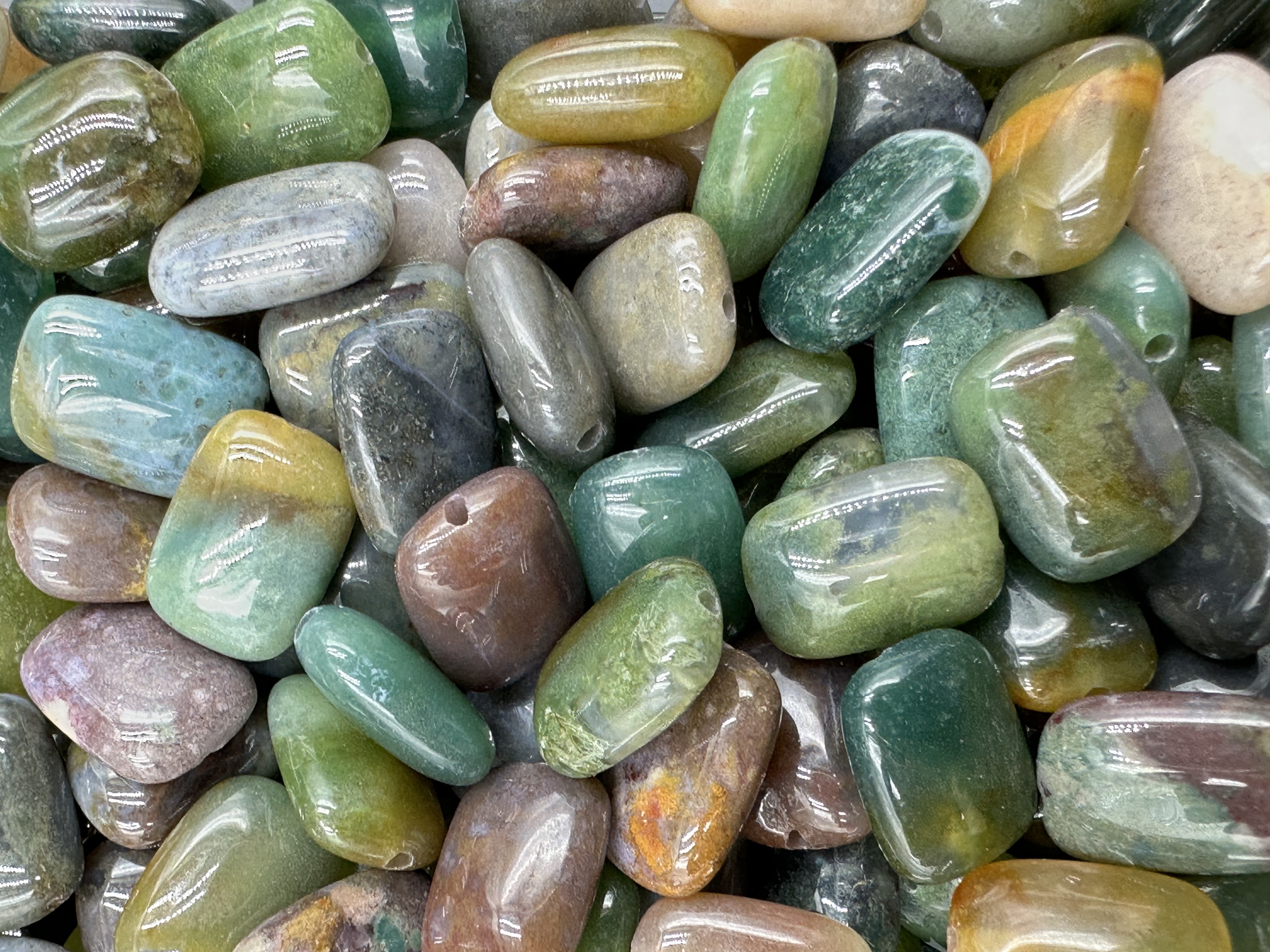 218.Indian Agate Block Shape 
