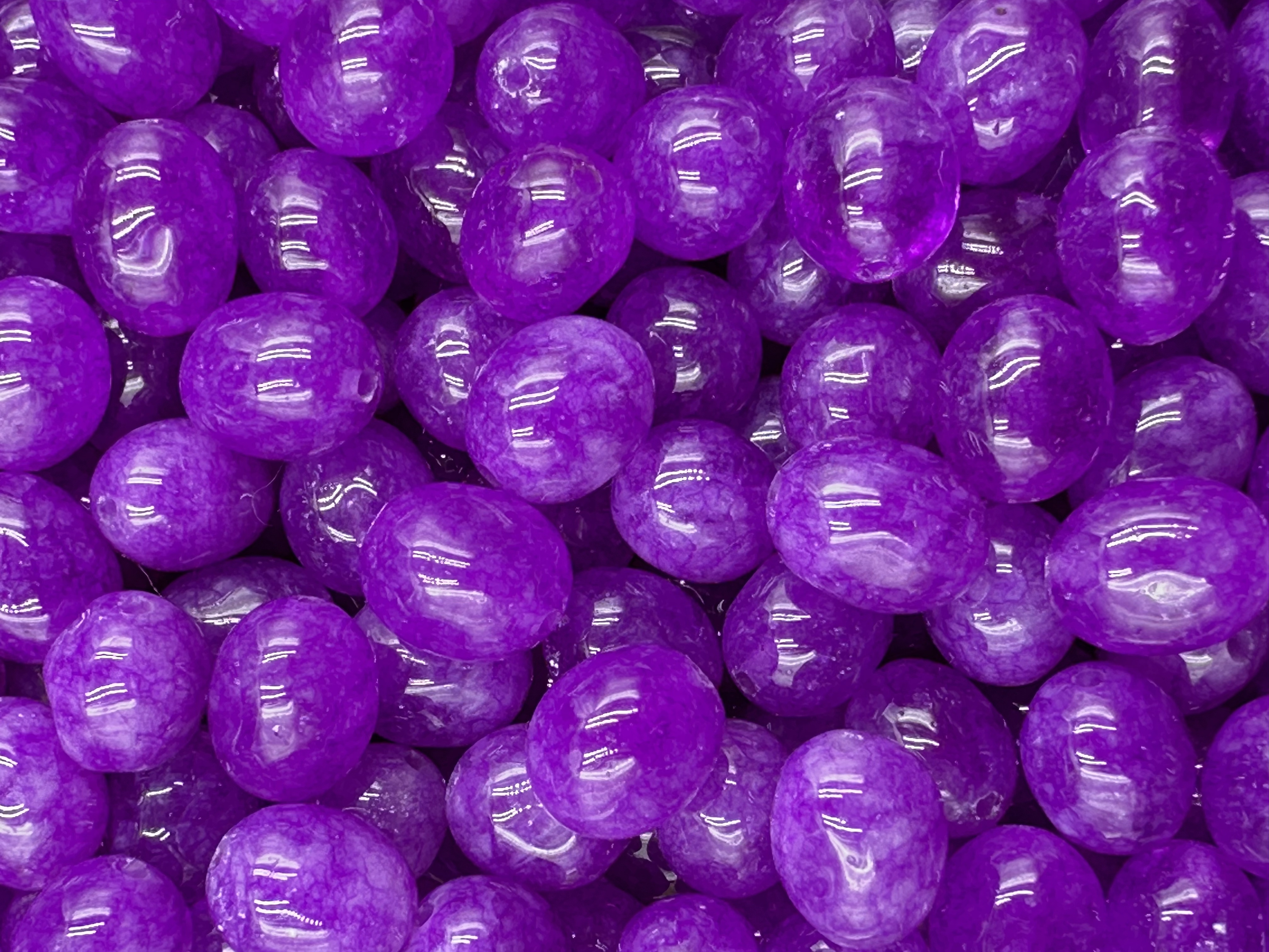 219.Emperor Purple Jade Nugget Shape 