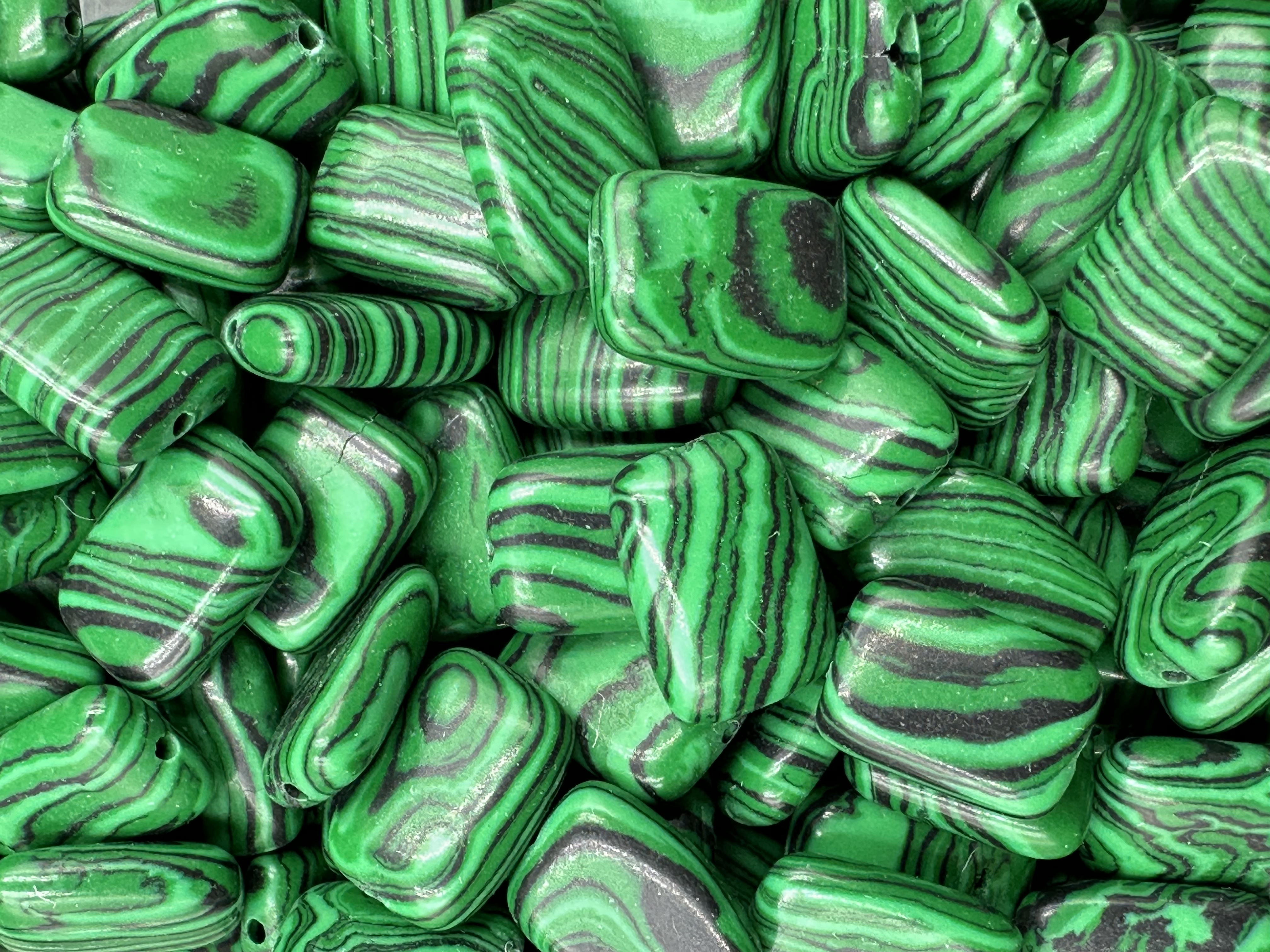 221.Malachite Stone Block Shape