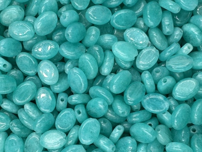 37.Tiffany Blue Ocean Jade Oval Shape