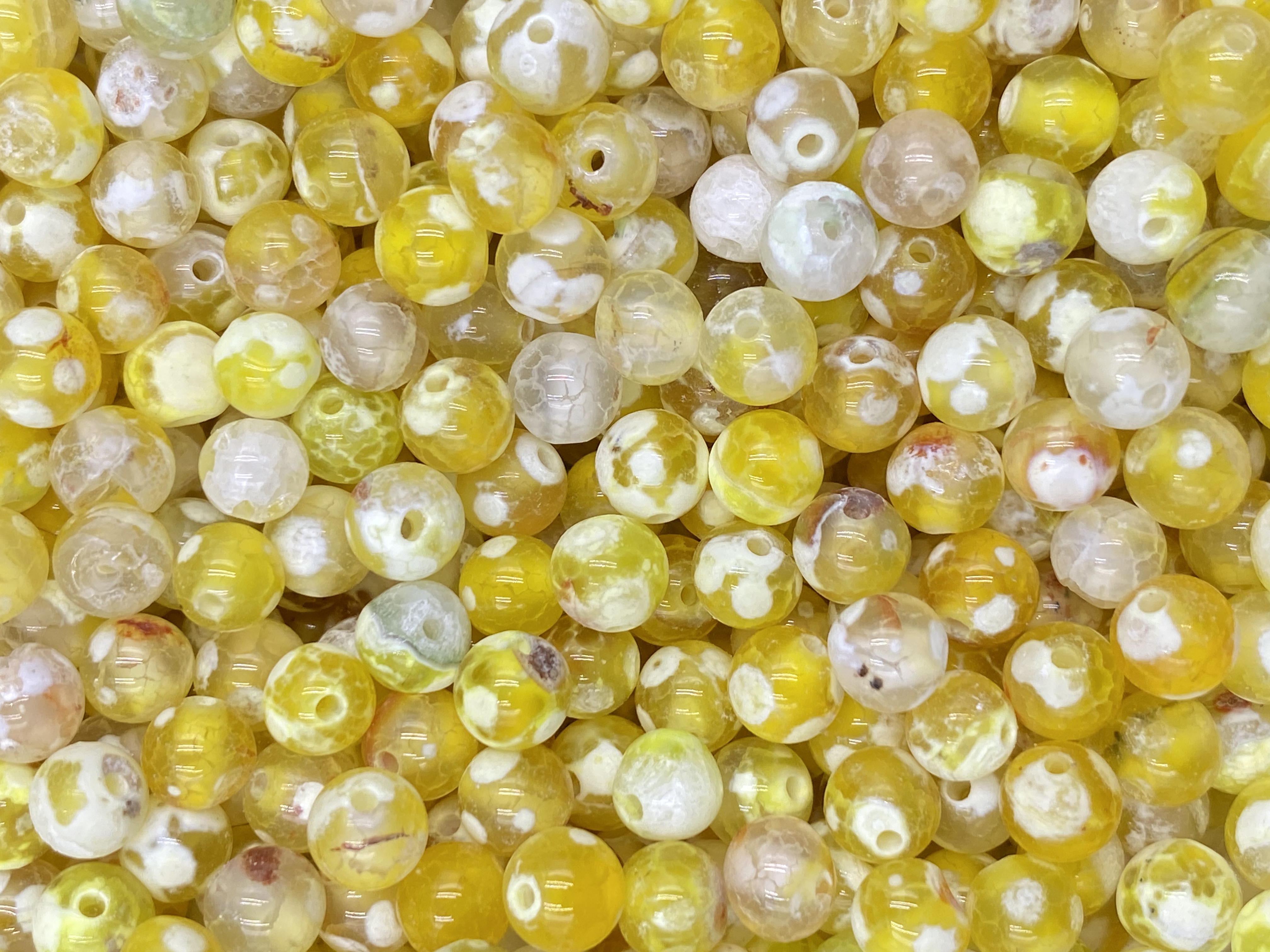 42.Yellow Bee Orca Agate