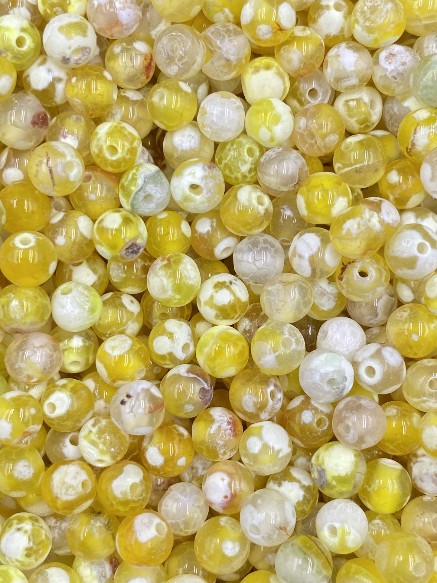 42.Yellow Bee Orca Agate