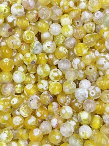 42.Yellow Bee Orca Agate