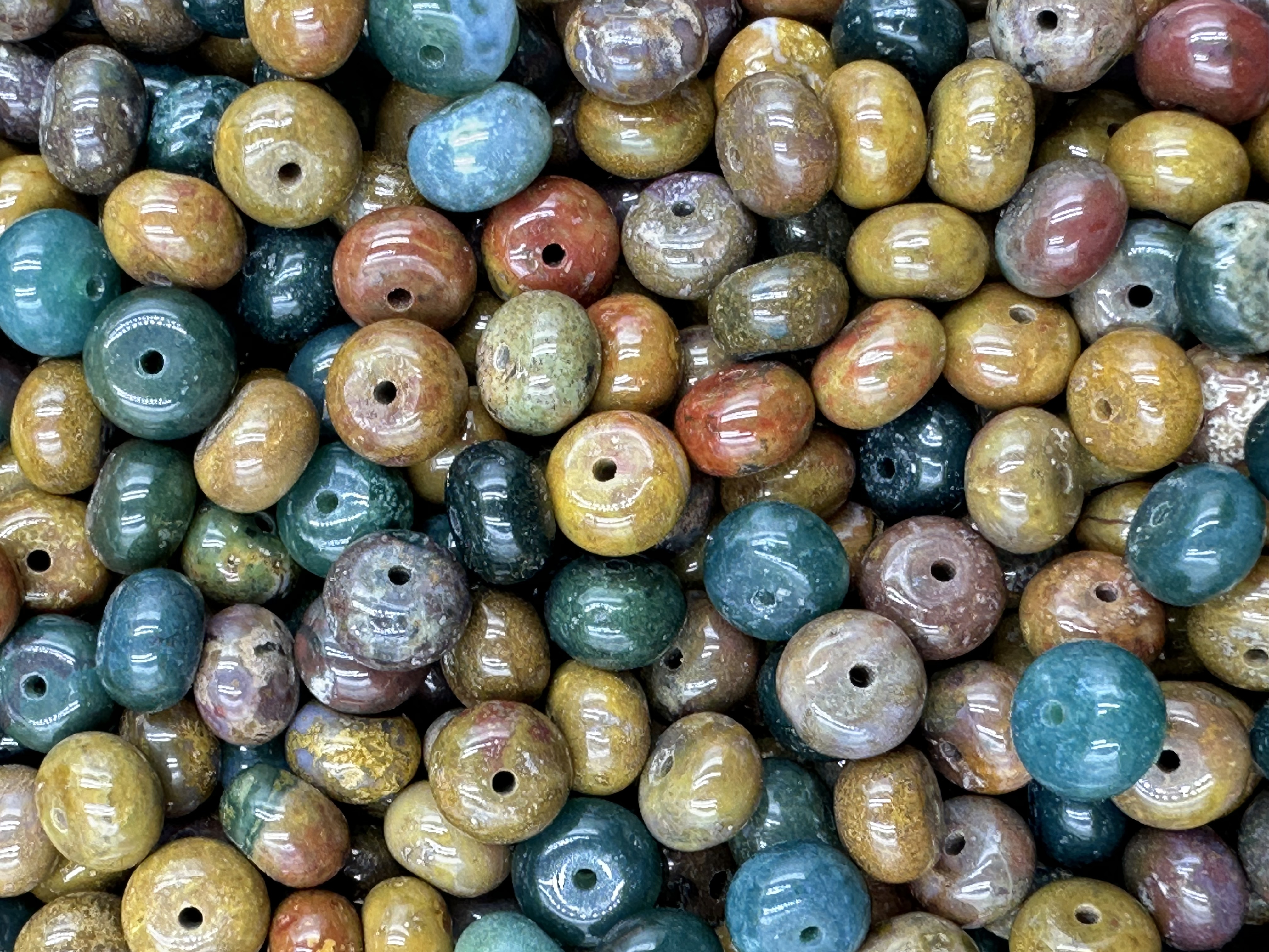 251.Ocean Jasper Donut Shape 