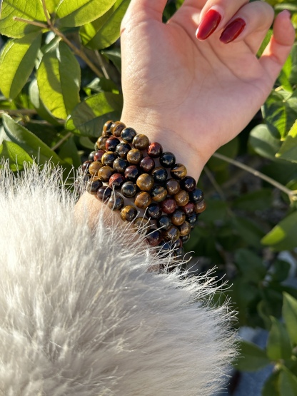 Natural Rainbow Tiger Eyes