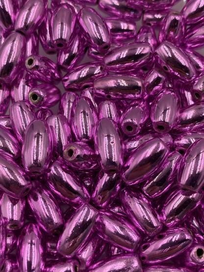 Barbie Pink Hematite Rice Shape