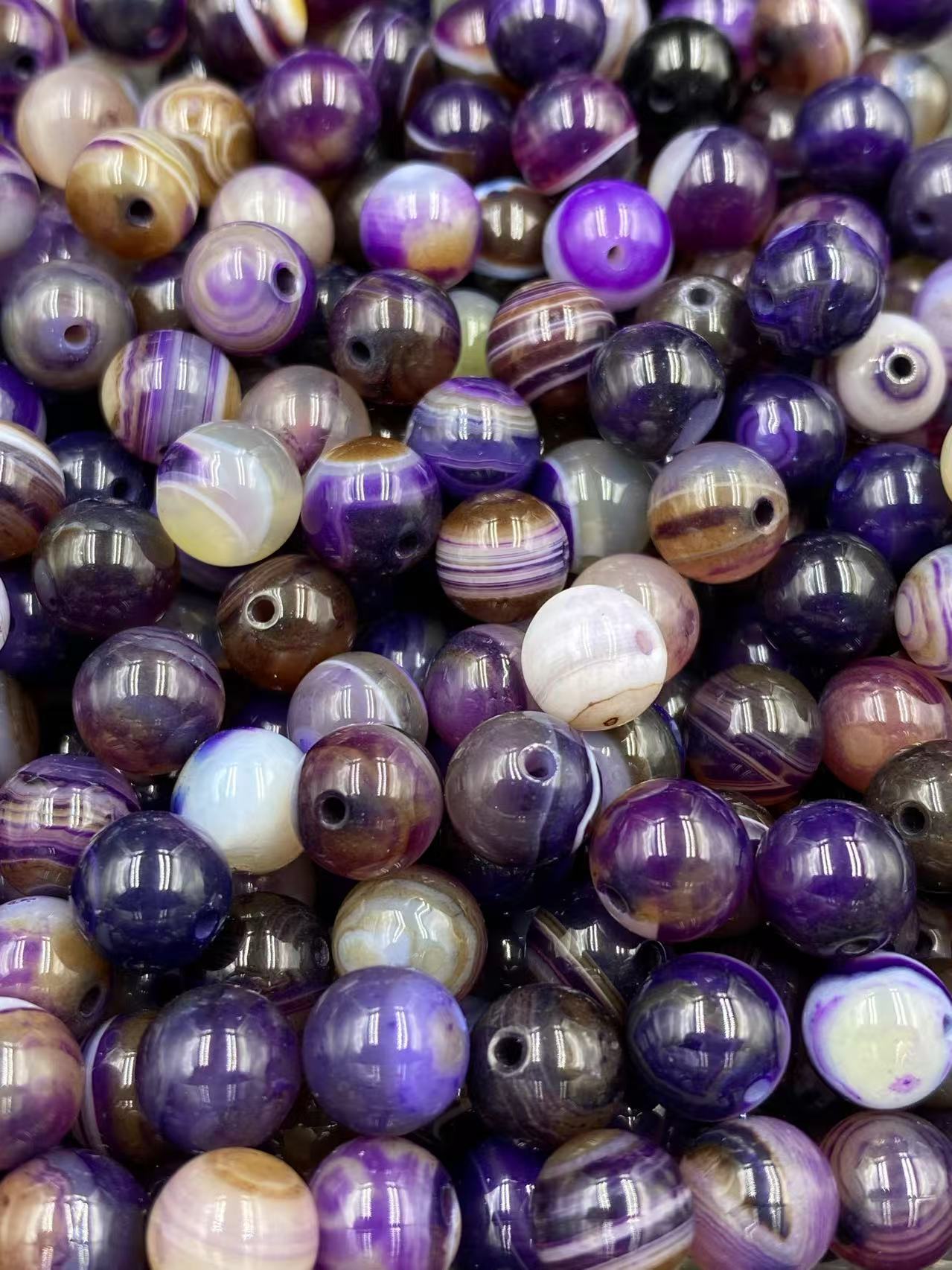 Purple Starry Night Agate