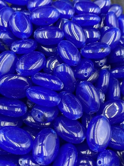 Blue Ocean Jade Oval Shape
