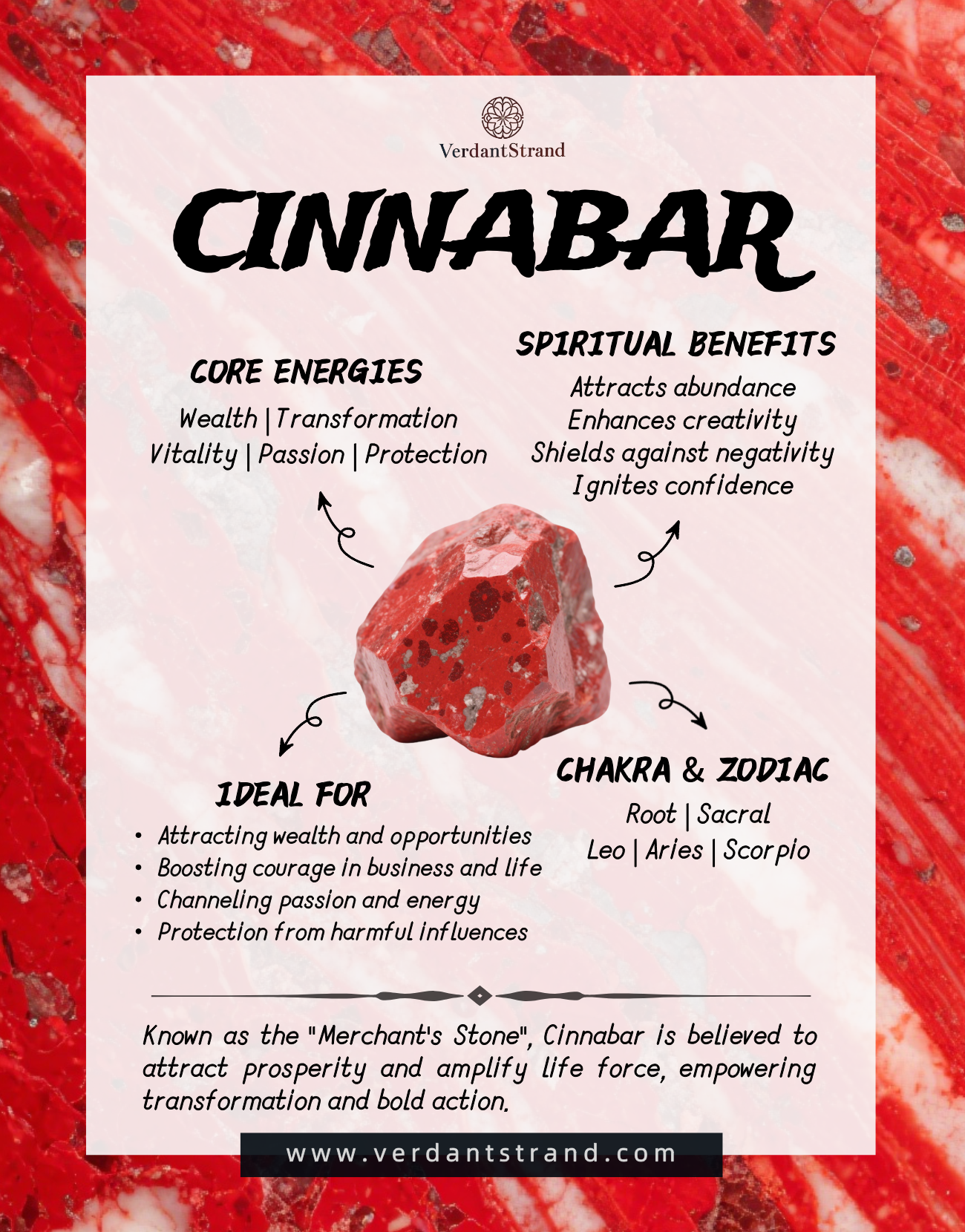 mobile-Cinnabar often called the “Merchant’s Stone,” is linked with prosperity and transformation. It channels vitality, attracts wealth, and protects from negative energy.