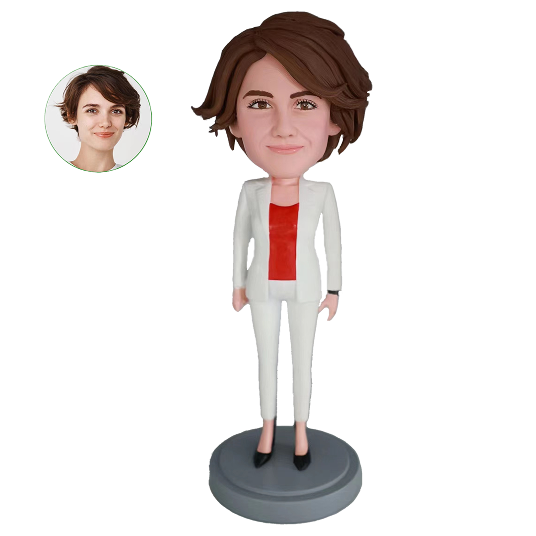Custom Bobblehead Space Suit Female 