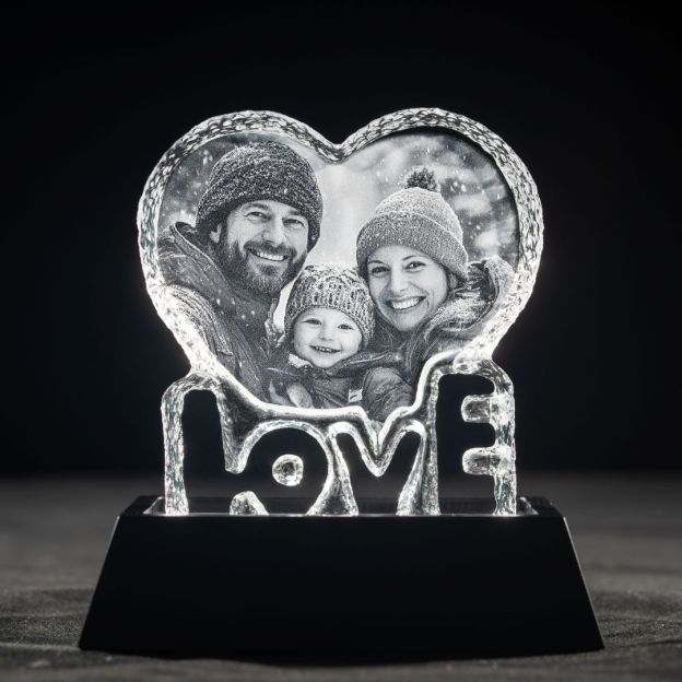 3D Crystal Love Iceberg Family Festival