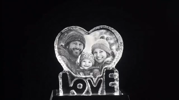 3D Crystal Love Iceberg Family Festival