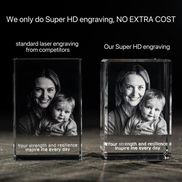 3D Crystal Square Pet