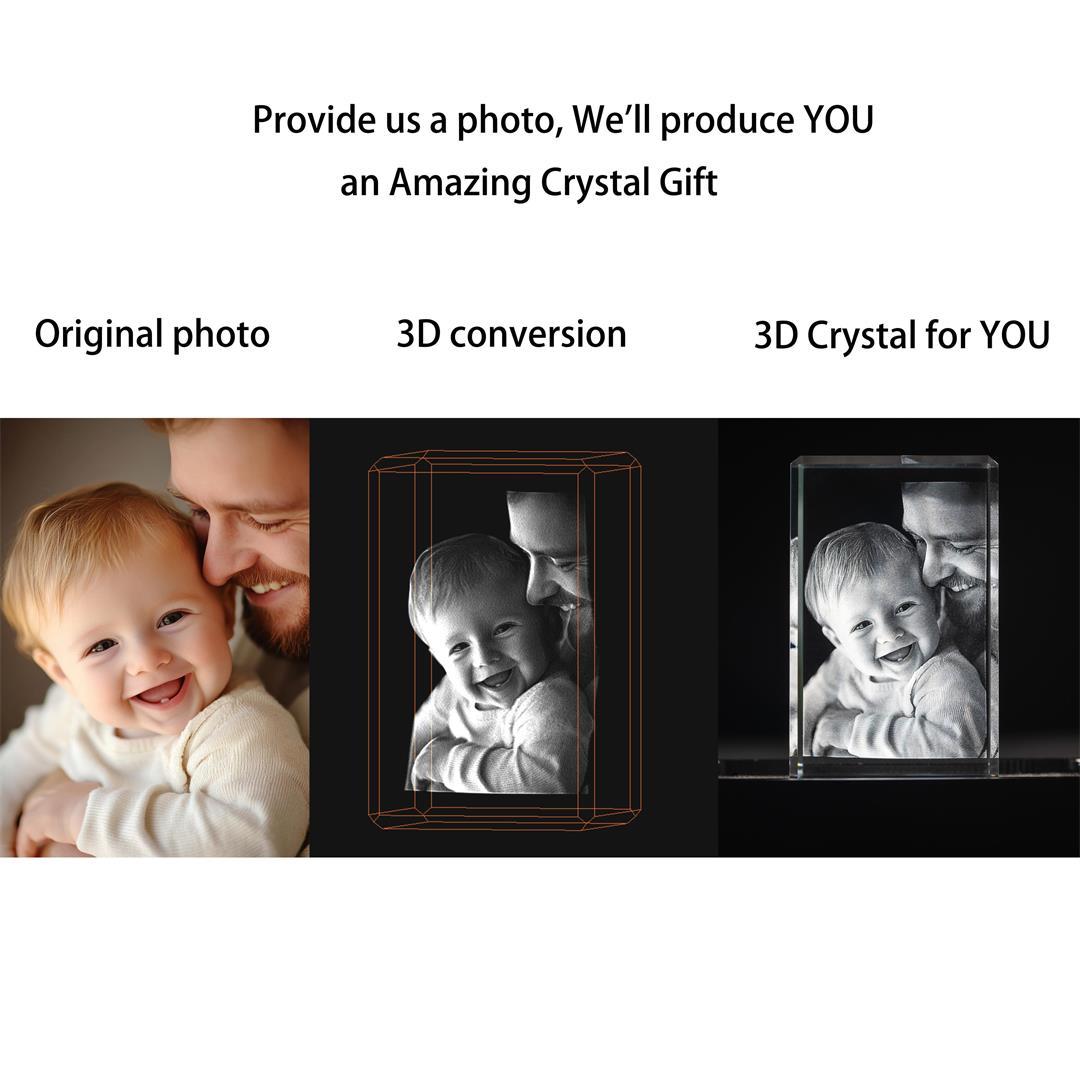 3D Crystal Square Pet