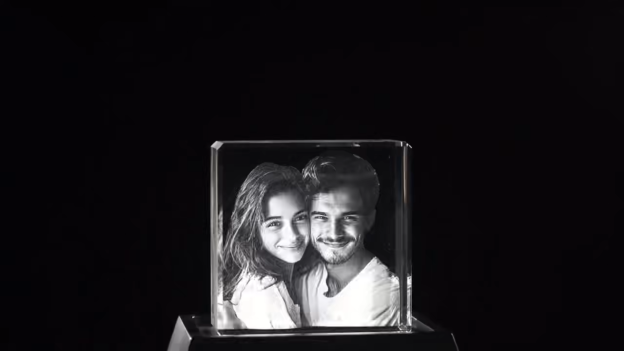 3D Crystal Square Lovers