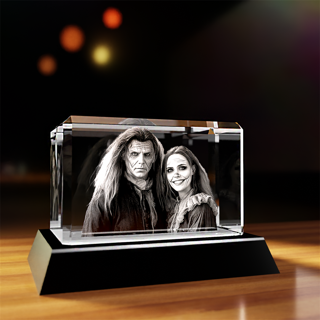 crystal rectangle couple