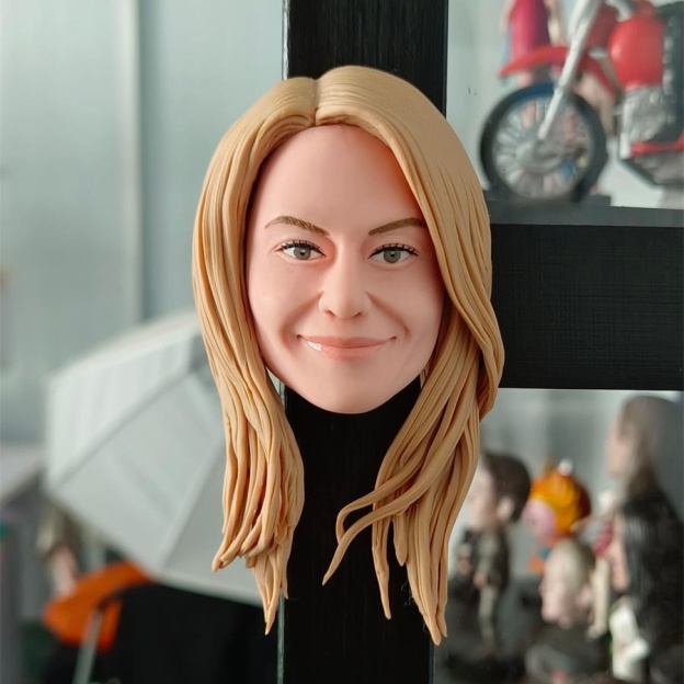 Custom Bobbleheads Fridge Magnet