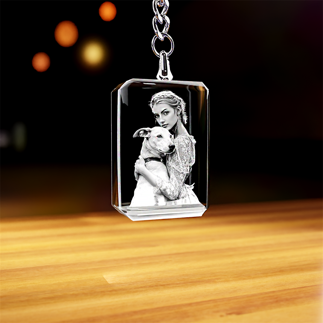 rectangle keychain pets