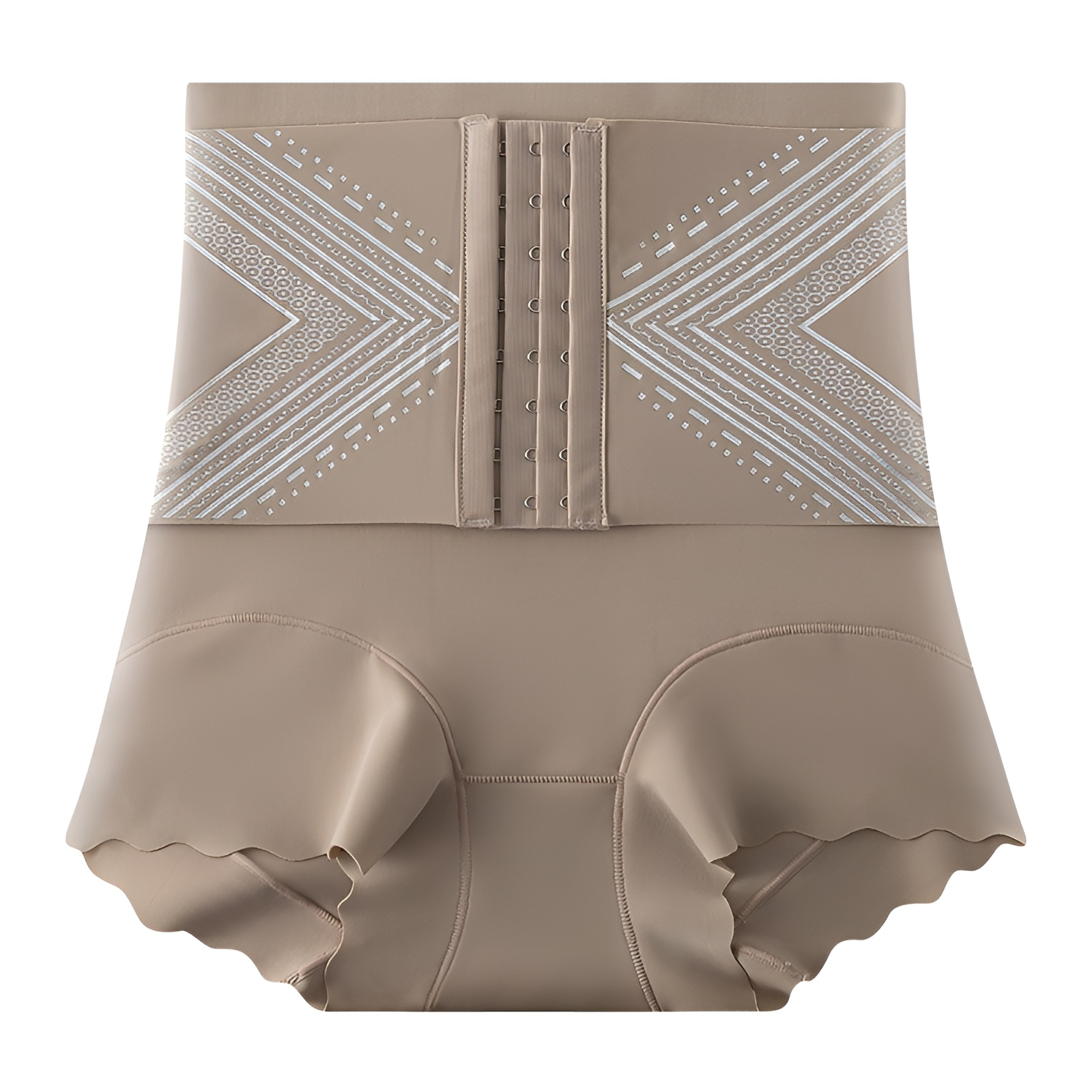 High waist seamless tummy tuck waist adjustable buckle not tight strong tummy tuck hip lift no curli