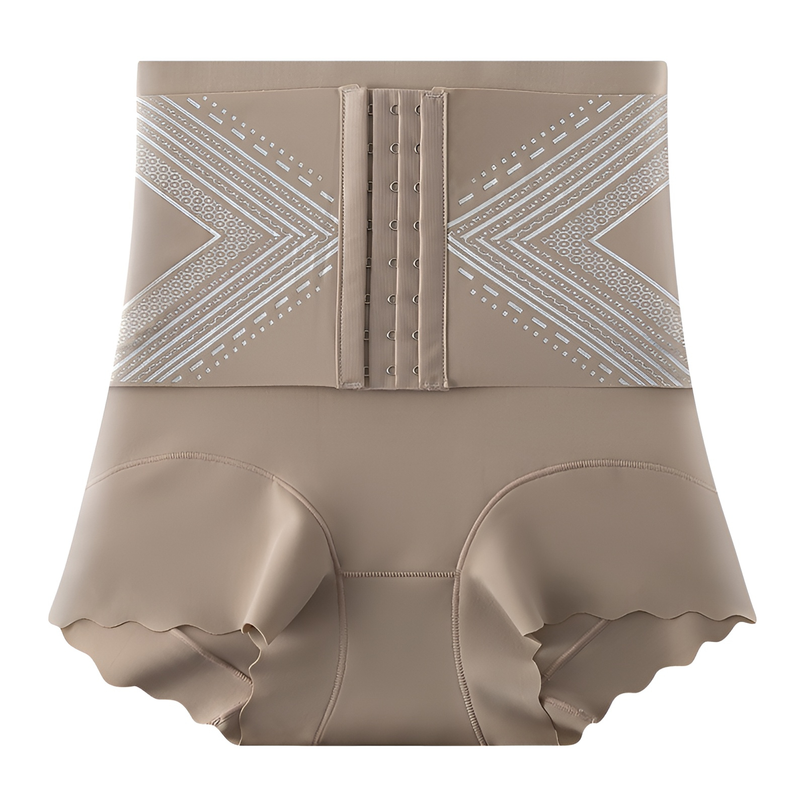 High waist seamless tummy tuck waist adjustable buckle not tight strong tummy tuck hip lift no curli