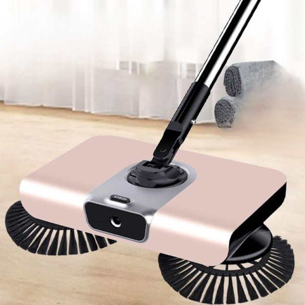 Home Smart ChargeFree Vacuum Cleaner Scraper Set Black