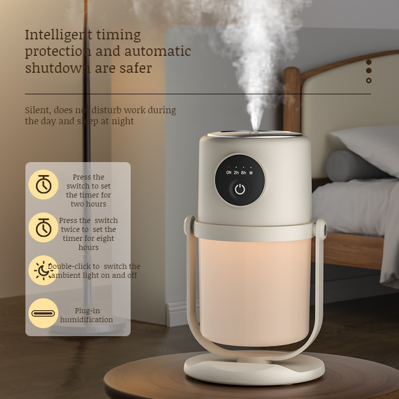 New humidifier intelligent household large-capacity atomizer USB mute night light