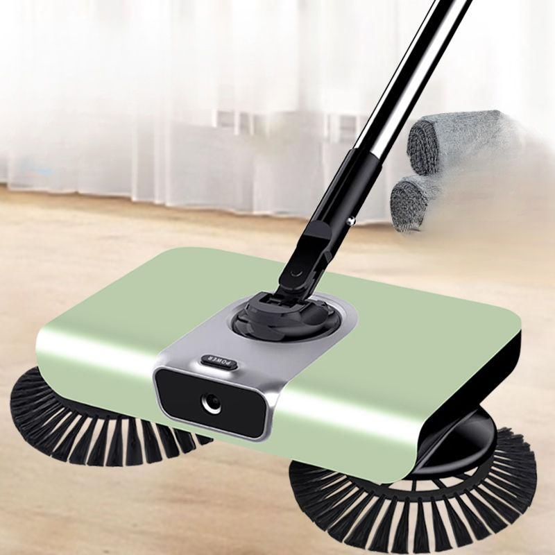 Home Smart ChargeFree Vacuum Cleaner Scraper Set Black