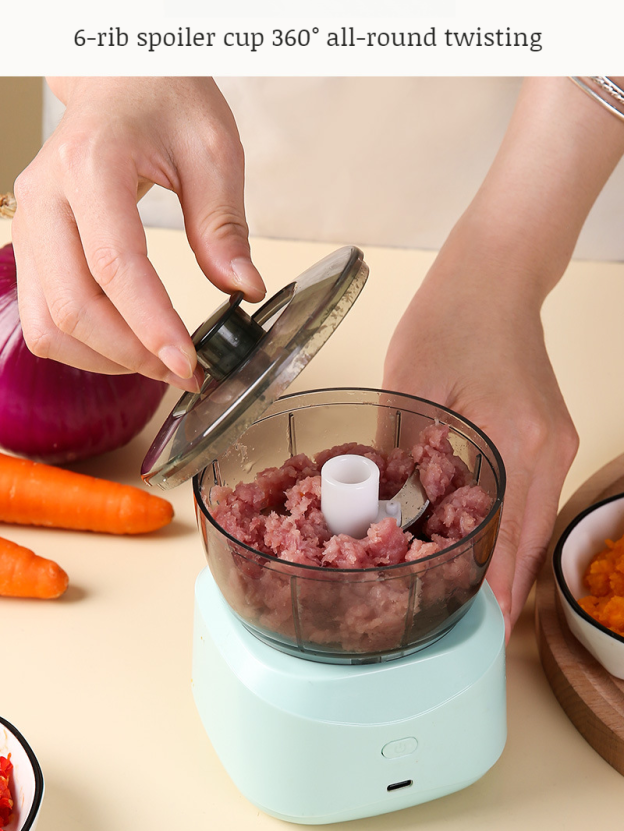 Automatic multifunctional meat and vegetable mincer electric auxiliary cooking machine