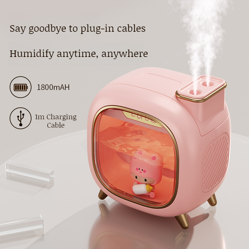 Desktop Aromatherapy Humidifier Sprayer Ambient Light Hydrating Humidifying Ambient Aroma Diffuser