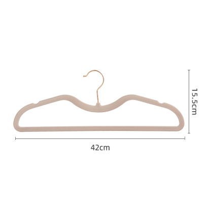 Stable drying rack Hangers convenience ABS Nonmarking and nonslip swivel hook Gold Metal Hanger Dura