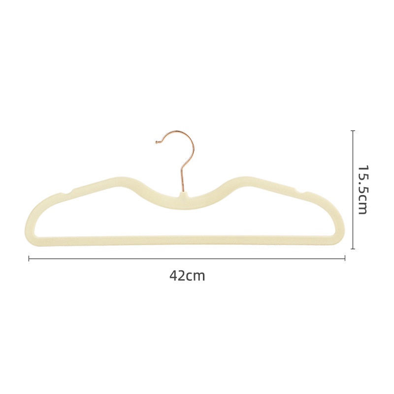 Stable drying rack Hangers convenience ABS Nonmarking and nonslip swivel hook Gold Metal Hanger Dura