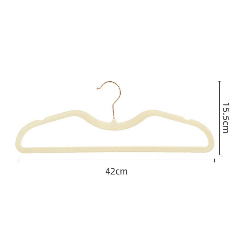 Stable drying rack Hangers convenience ABS Nonmarking and nonslip swivel hook Gold Metal Hanger Dura