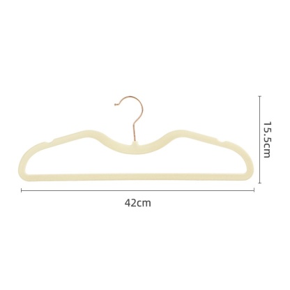 Stable drying rack Hangers convenience ABS Nonmarking and nonslip swivel hook Gold Metal Hanger Dura