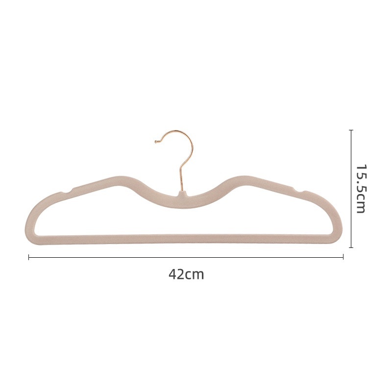 Stable drying rack Hangers convenience ABS Nonmarking and nonslip swivel hook Gold Metal Hanger Dura