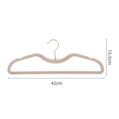 Stable drying rack Hangers convenience ABS Nonmarking and nonslip swivel hook Gold Metal Hanger Dura