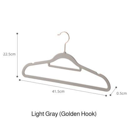 Stable drying rack Hangers convenience ABS Nonmarking and nonslip swivel hook Gold Metal Hanger Dura