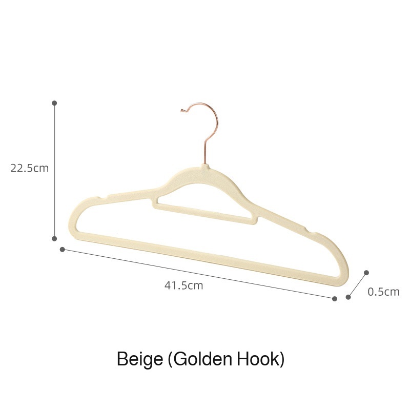 Stable drying rack Hangers convenience ABS Nonmarking and nonslip swivel hook Gold Metal Hanger Dura