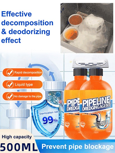 Pipeline dredging agent strong dissolving