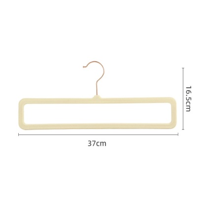 Stable drying rack Hangers convenience ABS Nonmarking and nonslip swivel hook Gold Metal Hanger Dura