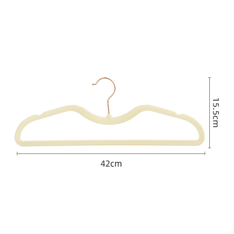 Stable drying rack Hangers convenience ABS Nonmarking and nonslip swivel hook Gold Metal Hanger Dura