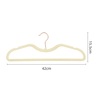 Stable drying rack Hangers convenience ABS Nonmarking and nonslip swivel hook Gold Metal Hanger Dura