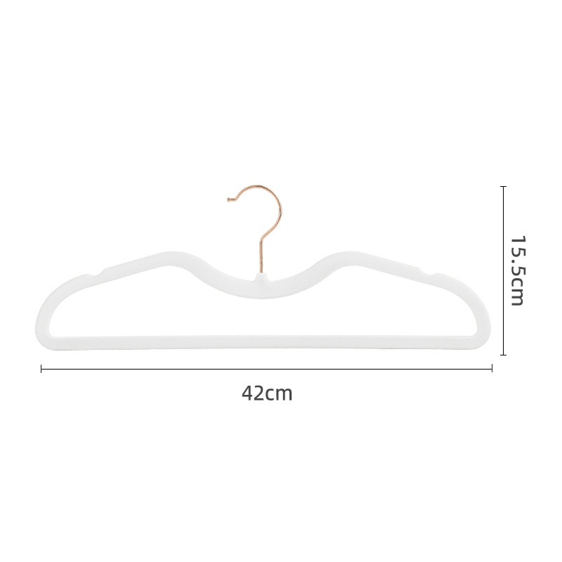 Stable drying rack Hangers convenience ABS Nonmarking and nonslip swivel hook Gold Metal Hanger Dura