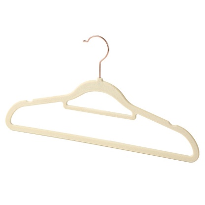 Stable drying rack Hangers convenience ABS Nonmarking and nonslip swivel hook Gold Metal Hanger Dura