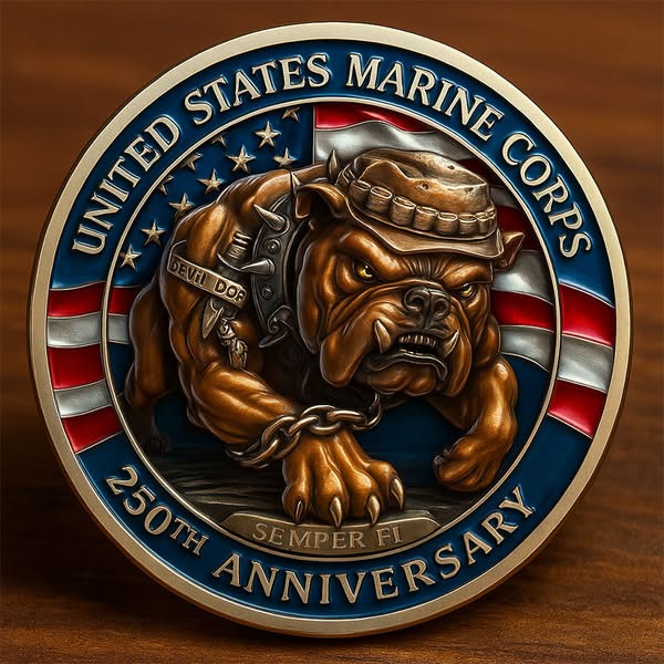 United States Marine Corps 250th Anniversary Coin